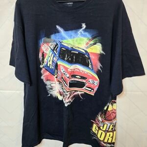 Vintage 2000s Jeff Gordon NASCAR Racing Tee XXL | All Over Print Y2K Graphic Tee